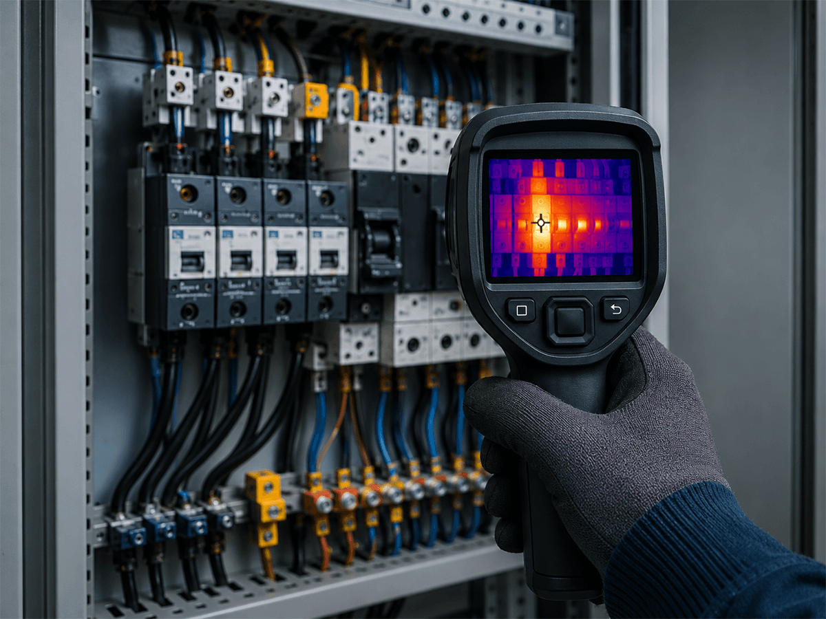 Thermografische Untersuchung elektrischer Anlagen